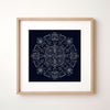 graphite drawing art print midnight classic framed
