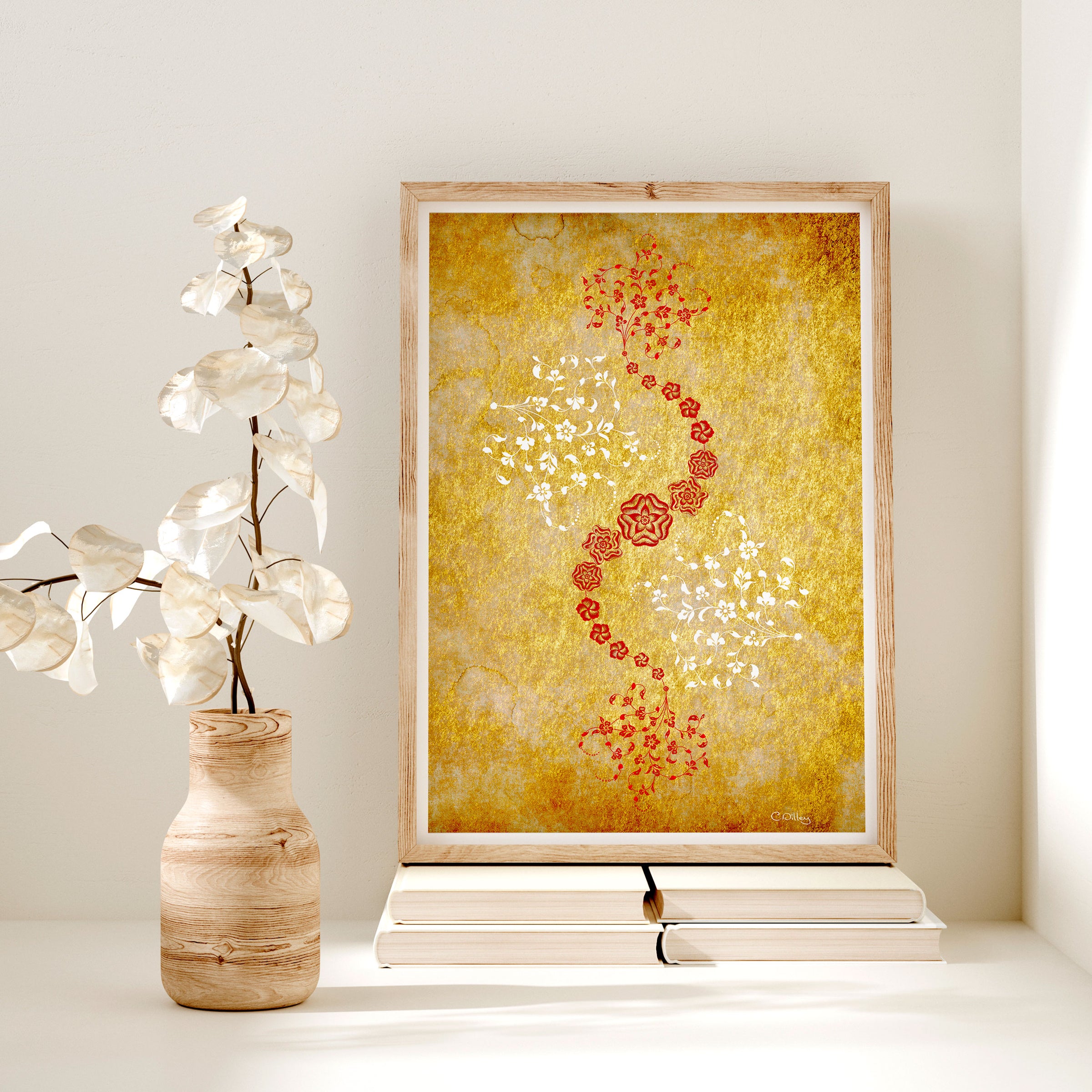 Amber Art Print