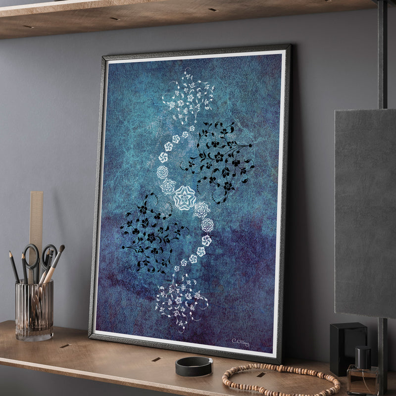 Sapphire Art Print