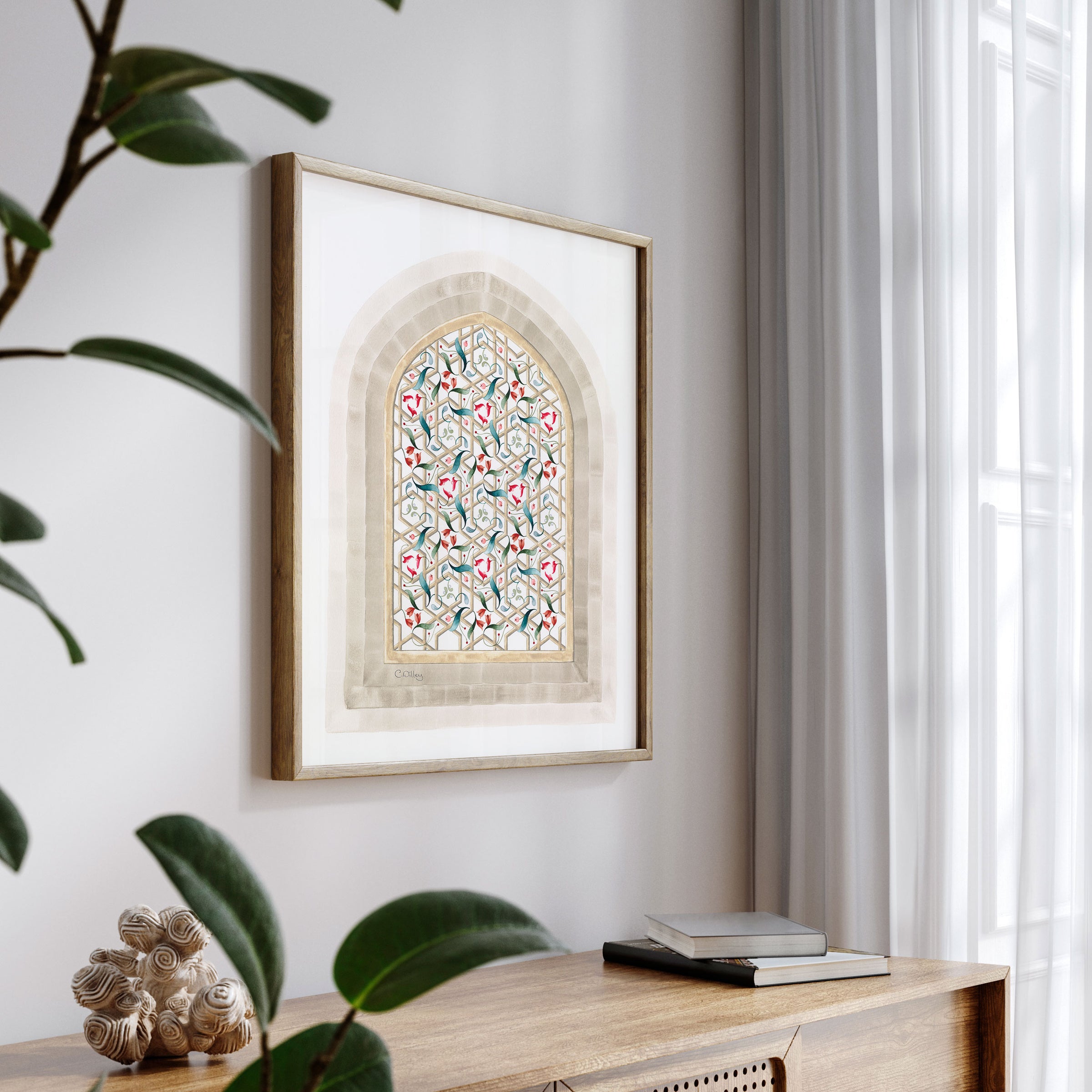 Winter's Kiss Art Print