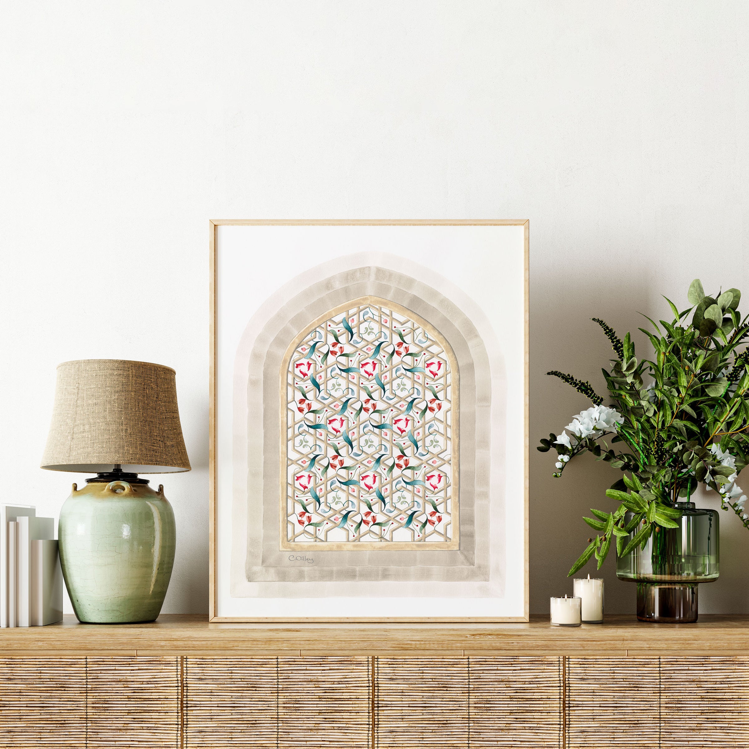 Winter's Kiss Art Print